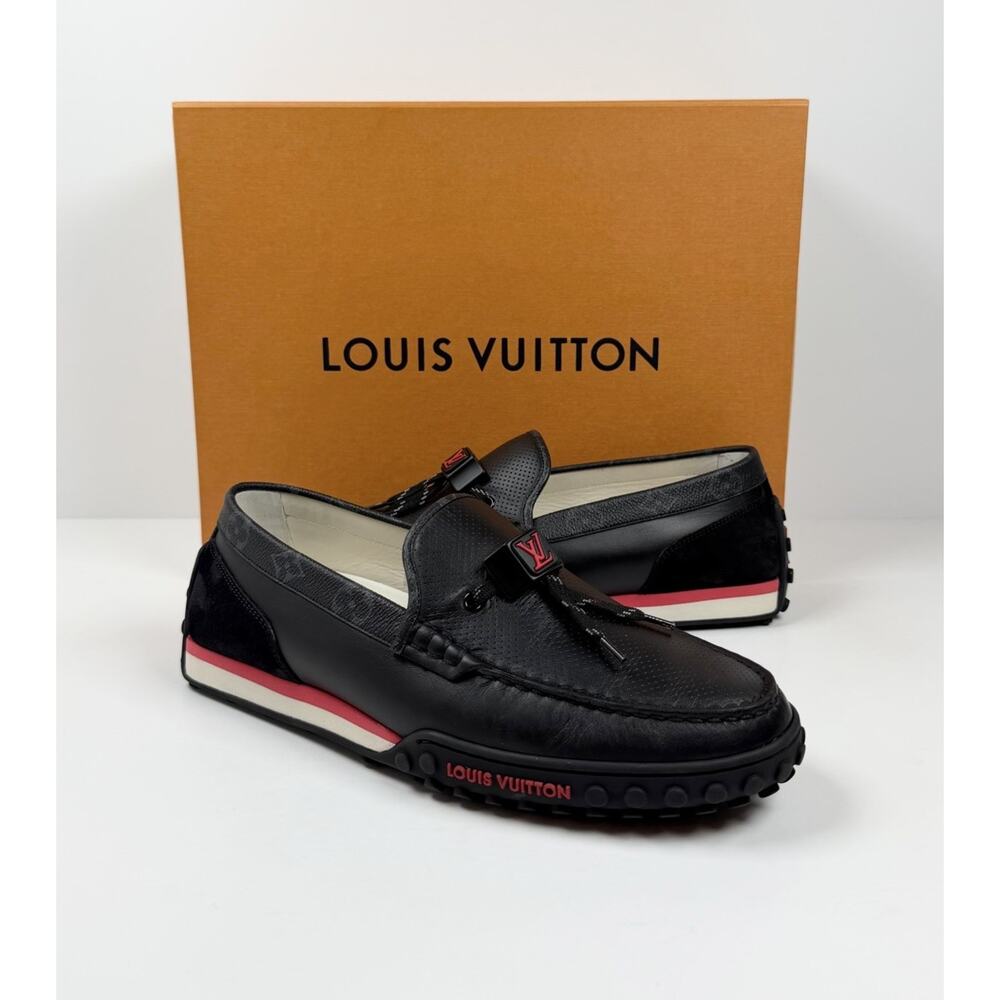 Size 7LV/9US - Louis Vuitton Racer Moccasin Loafers TRIED ON! - Picture 2 of 10